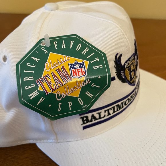Baltimore Ravens Rare Vintage 90s NFL Snapback Hat NWT The Game - Picture 5 of 10